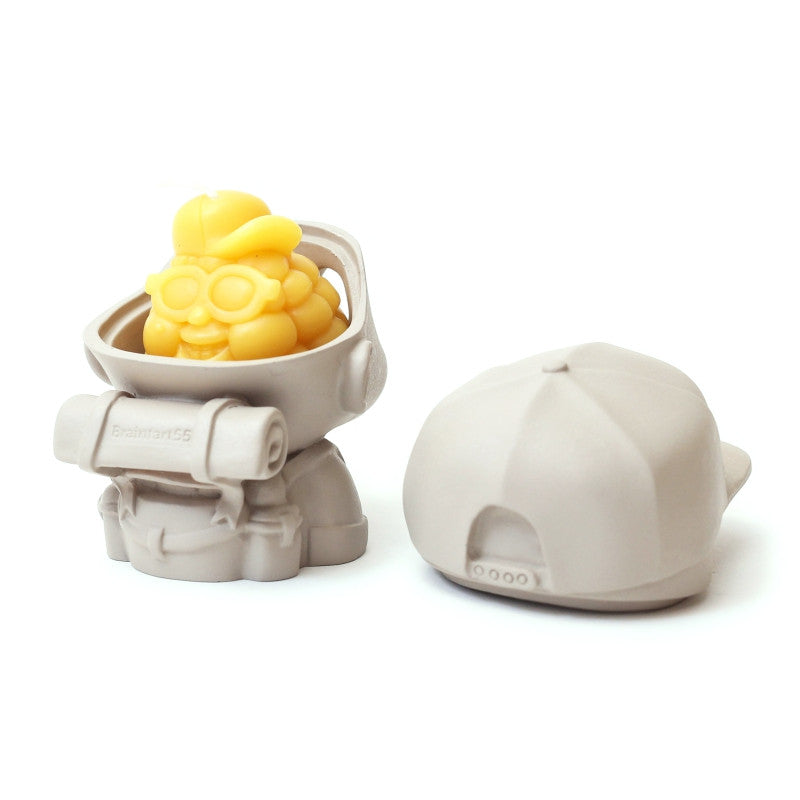 Brainfart55-Brainfart55 X Filter017 I Got Brain Series Candle Set - RUSSELL-Candle holder-Candle 造型蠟燭