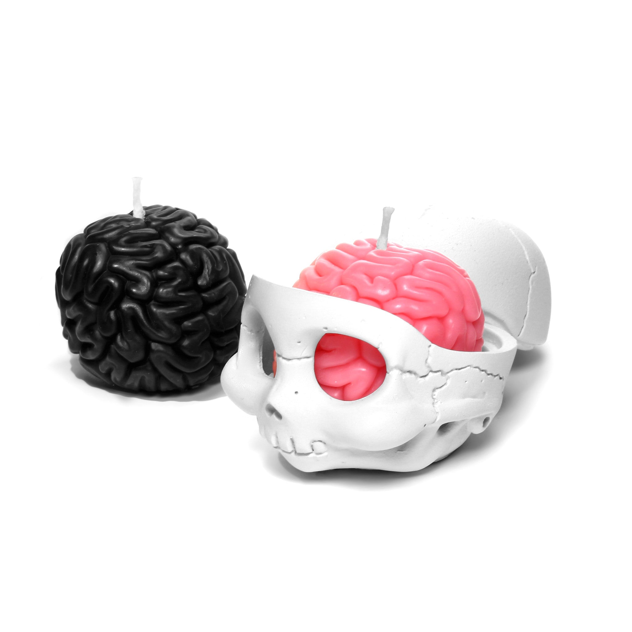 Brainfart55-I Got Brain - Skully-Candle holder-Candle 造型蠟燭