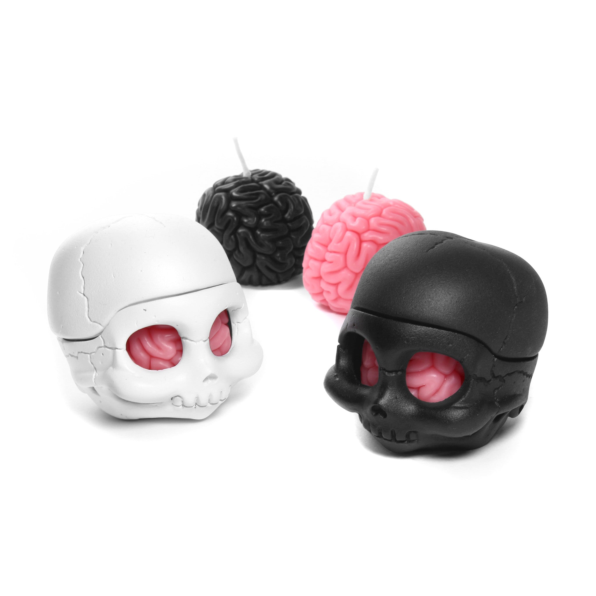 Brainfart55-I Got Brain - Skully-Candle holder-Candle 造型蠟燭